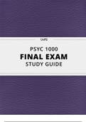 PSYC_1000_Final_Exam_Guide_100+ Pages