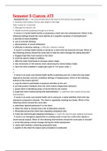 Semester 3-Custom ATI Questions&sol;Answers 