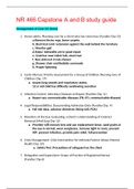 NR 466 Capstone A and B study guide&comma;100&percnt; CORRECT