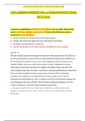 ATI LEARNING SYSTEM RN 2&period;0 GERONTOLOGY FINAL QUIZ 2020 &vert; ATI GERONTOLOGY FINAL QUIZ&lowbar;A Grade