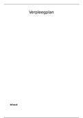 Verpleegplan leerjaar 2