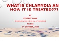 NR 566 Week 6 Grand Rounds Presentation Part 1 - WHAT IS CHLAMYDIA AND HOW IT IS TREATED