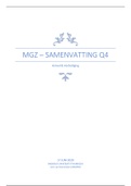 MGZ - Samenvatting Q4 (Aanval & Verdediging)