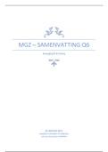 MGZ - Samenvatting Q6 (Beweging & Stroming)