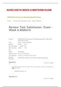 NURS 6501N WEEK 6 MIDTERM EXAM | Attempt Score  63 out of 100 points