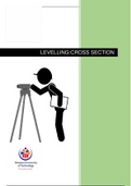 Cross section levelling report