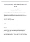 NURS 618 |  NURS618 Saunders Med Surg Endocrine Revised 2020 ( A Grade)