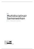 Beroepsproduct Multidisciplinair Samenwerken - OWE 9 & 10 SiV