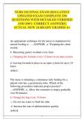 NURS 242 FINAL EXAM 2024 LATEST  UPDATED EXAM COMPLETE 250  QUESTIONS WITH DETAILED VERIFIED  AND 100&percnt; CORRECT ANSWERS&rpar; ACTUAL NEW ALREADY GRADED A&plus;