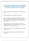 PUBLIX DELI KNOWLEDGE EXAM 200 QUESTIONS AND CORRECT ANSWERS ALREADY A GRADED 2024- 2025 NEWEST VERSION &vert; NEW AND REVISED