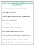 Hamlet Character Quiz Detailed Questions And Expert Answers