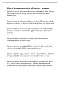 Blue prism exam questions with correct answers&period;