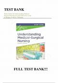 Test Bank - for Study Guide for Understanding Medical Surgical Nursing 7th Edition by Linda S&period; Hopper&comma; Paula D&period;&semi; Williams&comma;  All Chapters &vert; Latest Update &vert; Complete Guide A&plus;