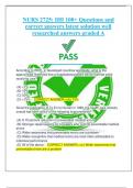 NURS 2725&colon; IHI 100&plus; Questions and  correct answers latest solution well  researched answers graded A