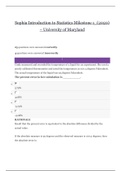 Sophia Introduction to Statistics Milestone 1&lowbar;&lpar;2020&rpar; &vert; Sophia Introduction to Statistics Milestone 1&lowbar;Graded A