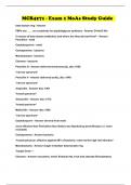 MCB4271 PACKAGED EXAMS WITH COMPLETE SOLUTION 