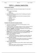 A-Level Biology A (2015) Salters-Nuffield Full A* Notes - Topic 1