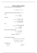 IEB AP Math : Further complex numbers