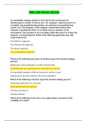 PHL 320 FINAL EXAM &sol; PHL320 FINAL EXAM&colon; GRADED A &vert; 100&percnt; CORRECT