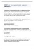 CEB final test questions & answers 2024&sol;2025