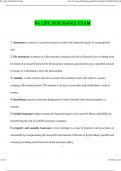 PA LIFE INSURANCE EXAM 2026 Actual Questions with Verified Answers&comma; 100&percnt; Guarantee Pass &lpar;2026 &sol; 2027&rpar;