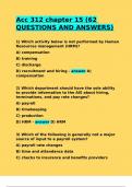 Acc 312 chapter 15 &lpar;62 QUESTIONS AND ANSWERS&rpar;&period;