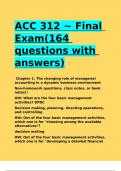 ACC 312 - Final Exam&lpar;164 questions with answers&rpar;&period;