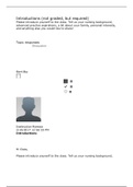 NR510 Introductions &plus; wk1