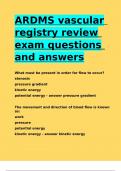 ARDMS vascular registry review exam questions and answers&period;