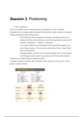 Summary  Marketing Strategy &lpar;BM04MM&rpar; &lpar;2020&rpar; - Lectures and case studies