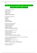 BIO 205 MICROBIOLOGY FINAL EXAM QUESTIONS WITH 100&percnt; CORRECT ANSWERS