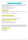 NSG6006 PRE-SPECIALTY EVALUATION EXAM QUESTIONS BANK &sol; NSG 6006 PRE-SPECIALTY EVALUATION EXAM QUESTIONS BANK &lpar;LATEST -2021&rpar;&colon; SOUTH UNIVERSITY &vert;100&percnt; CORRECT Q & A&comma; DOWNLOAD TO SECURE HIGHSCORE&vert;