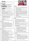 Feste und Traditionen speaking sheet with Ao4 facts 