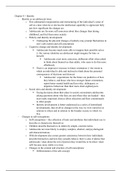 Samenvatting Hoofdstuk 8 Exam 2