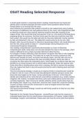 OSAT Reading Selected Response Questions and Answers 2024