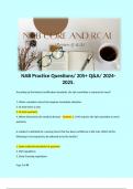 NAB Practice Questions&sol; 205&plus; Q&A&sol; 2024-2025&period; 