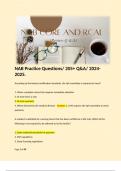 NAB Practice Questions&sol; 205&plus; Q&A&sol; 2024-2025&period;  