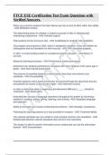 FTCE ESE Certification Test Exam Questions with Verified Answers&period;