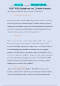 D027 WGU Questions and Correct Answers