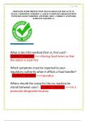SERVSAFE FOOD PROTECTION MANAGER EXAM 2024 ACTUAL  EXAM 2 VERSIONS &lpar;VERSION A AND B&rpar; COMPLETE 400 QUESTIONS  WITH DETAILED VERIFIED ANSWERS &lpar;100&percnt; CORRECT ANSWERS&rpar;   ALREADY GRADED A&plus;