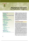 CH 5 Alterations in cell growth and replication : Neoplasia GRADED A