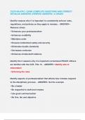 CDCR MAJOR 2 EXAM &vert;COMPLETE QUESTIONS AND CORRECT  DETAILED ANSWERS &lpar;VERIFIED ANSWERS &rpar; A GRADE&period;