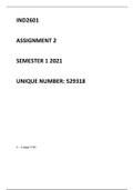 IND2601 ASSIGNMENT 2 SEMESTER 1 AND 2 2021