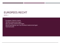 Volledige samenvatting Europees recht week 4 &lpar;3011ERX4VY&rpar;