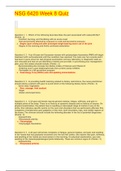 NSG 6420 Week 8 Quiz &vert; Family Health &ndash; Adult and Gerontology - South University &vert; Latest 2020&sol;2021 &vert; RATED A&plus;