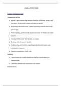Chamberlain College of Nursing - PEDS NR 328- Peds Exam 1 Study Guide (Latest 2021) 100% Correct Study Guide, Download to Score A