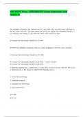 SOS NERC Prep - RElIABILITY Exam Questions and Answers&period;