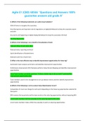Agile E1 &lpar;CBO&rpar; 60566 &OpenCurlyQuote;&rsquo;Questions and Answers 100&percnt; guarantee answers aid grade A&rsquo;&rsquo;