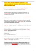 FARM LABOR CONTRACTOR EXAM QUESTIONS AND ANSWERS UPDATED 2024&sol;2025 BEST COMPLETE SOLUTION RATED A&plus; FOR SUCCESS