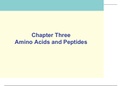 Lecture notes Biology  Amino Acids, Peptides and Proteins